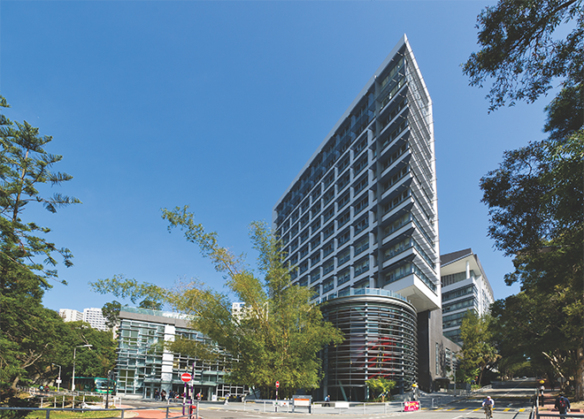 front view of Yasumoto International Academic Park